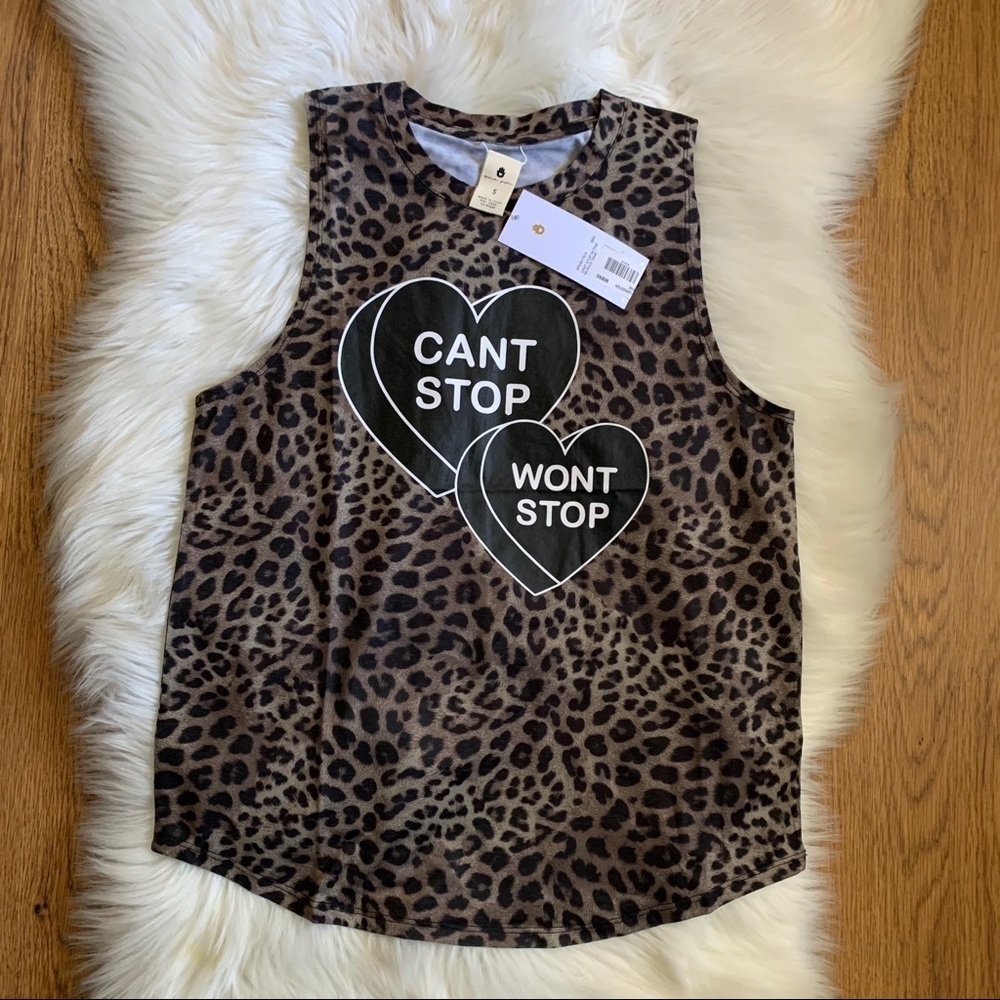 Spiritual Gangster Animal Print Tank Size Small - Picture 6 of 6